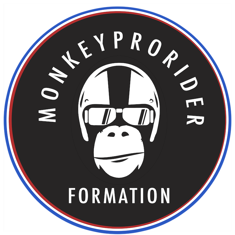 Logo Formation moto #MONKEYPRORIDER