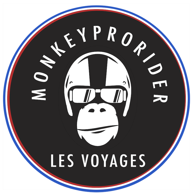 Logo DES MONKEYPRORIDER VOYAGES EN MOTO