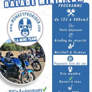 MINI TEAM 22 JUIN - DÉPART AUJARGUES