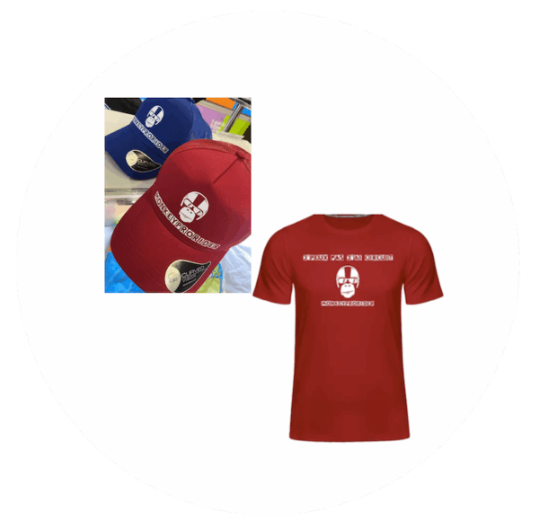 PROMO - PACK ROUGE T-SHIRT HOMME + CASQUETTE
