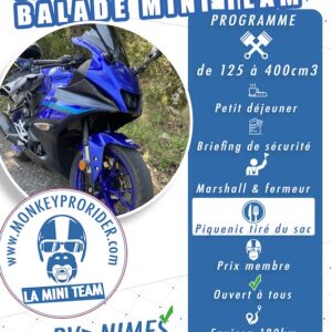 MINI TEAM 24 AOUT - DÉPART NIMES