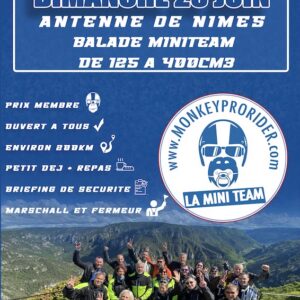 CLASSIQUE 28 JUIN - ANTENNE DE NIMES MINITEAM de 125 à 400cm3